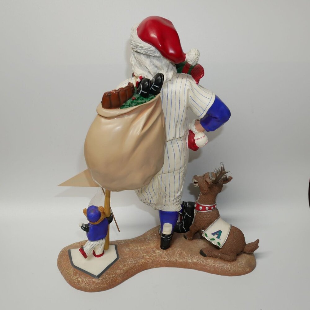 Danbury Mint MLB Arizona Diamondbacks Santa Figurine 2001 ~9" - Picture 4 of 6
